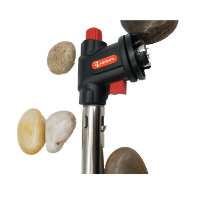 اتوماتیک Ignition 1300 C تفنگ شعله ای بوتان ، فندک منگنه دار آشپزخانه بوتان